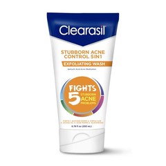 Acne Control Exfoliating Wash 2% Salicylic Acid 6.78 fl oz Clearasil Stubborn