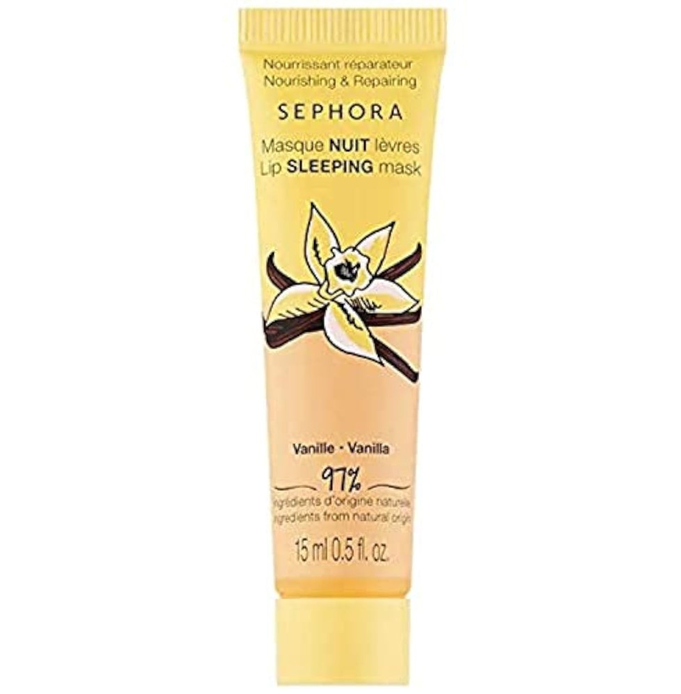 Sephora Lip Sleeping Mask – Vanilla (overnight 1 Count (Pack of 1),