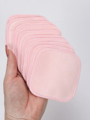 10PCS Super Soft Reusable Makeup Remover Pads – Crystal Square Cleansing Set