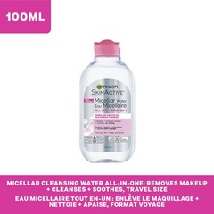Garnier Micellar Cleansing Water, All-in-1 3.4 Fl Oz (Pack of 1), White