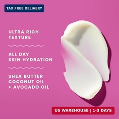 Hawaiian Tropic After Sun Body Butter with Coconut Oil, 8 oz, After Sun Lotion,