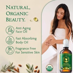 Ancient Greek Remedy Face Oil for Dry Skin – 4 Fl Oz (Pack of 1), Unscented