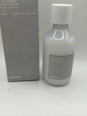 CELIMAX Dual Barrier Creamy Toner Sensitive/Dry Skin 5.07 fl oz 150 ml US SELLER