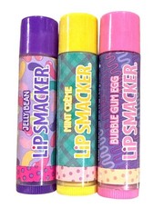 3pc Set Vintage LIP SMACKER Easter SPRINGTIME SWEETNESS Lip Balms+Bag Jellybean+