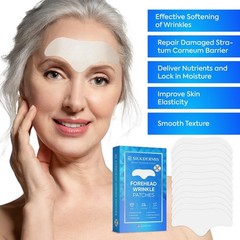 SILKDERMIS Forehead Wrinkle Patches 12Pcs with Aloe, Collagen, Vitamin E