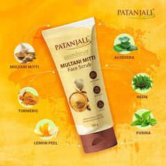 Natural Skin Care Multani Mitti Face Scrub Remove Dirt Oil for All Skins 100 gm