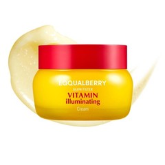 EQQUALBERRY Vitamin Illuminating Cream, Anti-Aging Korean Skincare 50ml