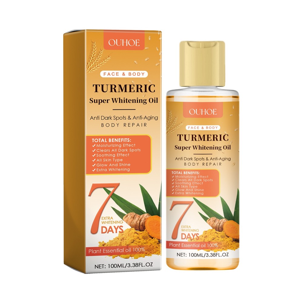 Turmeric Super Whitening Oil , Repair Skin Barrier Soft, Firming, Whitening, …