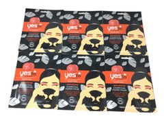6pk YesTo Tomatoes Clear Skin Detoxifying Charcoal Paper Mask 6 Total Masks
