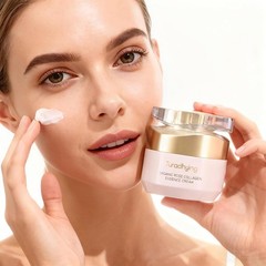 Organic Rose Collagen Firming Cream Anti Aging Wrinkle Skin Tightening Body Care