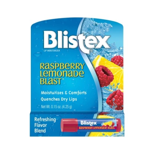 Blistex Raspberry Lemonade Blast Refreshing Fruit Blend Lip Balm SPF 15 .15 Oz