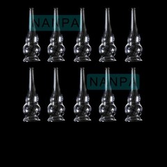 10 Pieces Replacement Gourd Ventouse Glass Tube For Vacuum Spray Facial Machine