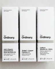 NEW 3 x THE ORDINARY SKINCARE SERUM – Buffet Copper Peptide, Caffeine, Rosehip