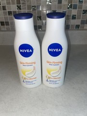 Lot of 2 Nivea Skin Firming Sheer Hydration Body Lotion Q10 Creatine 8.4oz 250ml