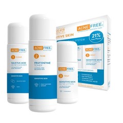 AcneFree 24Hr Acne Clearing System for Sensitive 1 Count (Pack of 1), Natural