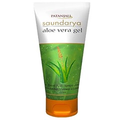 Patanjali Saundarya Aloe Vera Gel for Pimples, Wrinkles, & Glowing Skin – 150ml