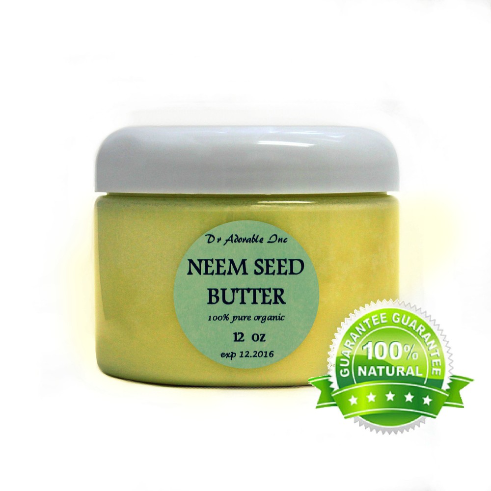 NEEM SEED BUTTER PURE UNREFINED ORGANIC COLD PRESSED NATURAL FREE SHIPPING!
