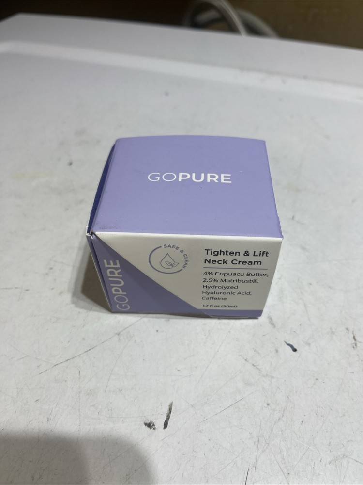 GOPURE Neck Cream – Tighten & Lift Firming Neck Cream NEW & Sealed 1.7oz