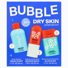 Bubble Skincare 3-Step Hydrating Routine Normal to Dry Skin Set of 3