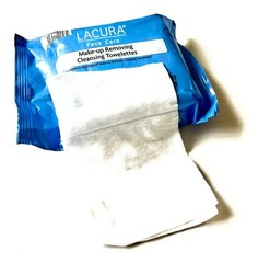 LACURA Face Care Make-Up Removing Cleansing Towelettes 25 Count (Pack of 1)