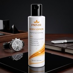 PRMR Face and Body Whitening Body Lotion With AHA, Vitamin C, Niacinamide 100ml