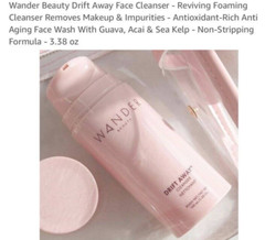Wander Beauty DRIFT AWAY CLEANSER…3.38 oz…Sealed…NEW IN BOX!