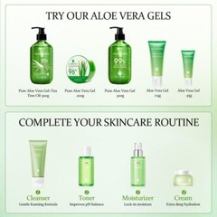 Aloderma 99% Organic Aloe Vera Gel Made within 12 Hours of Harvest Face & Body