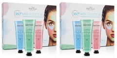 Belle Azul 360 Mask Collection – 3 Piece Face Mask Kit with Shea Butter (2 Pack)