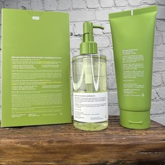 Beplain Mung Bean Pore Double Cleansing Duo, Cleansing Foam 6.76oz & Oil 5.41oz