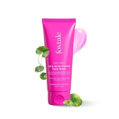 Foxtale Oil & Acne Control Face Wash, For Oily, Acne & Combination Skin, 100ml