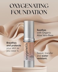 Oxygenetix Oxygenating Foundation 15ml 0.5oz Almond NEW FAST SHIP