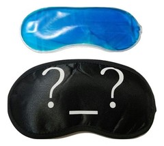 Cool Unisex Therapeutic Cold / Warm Sleeping / Travel Eye Mask Gel Pack