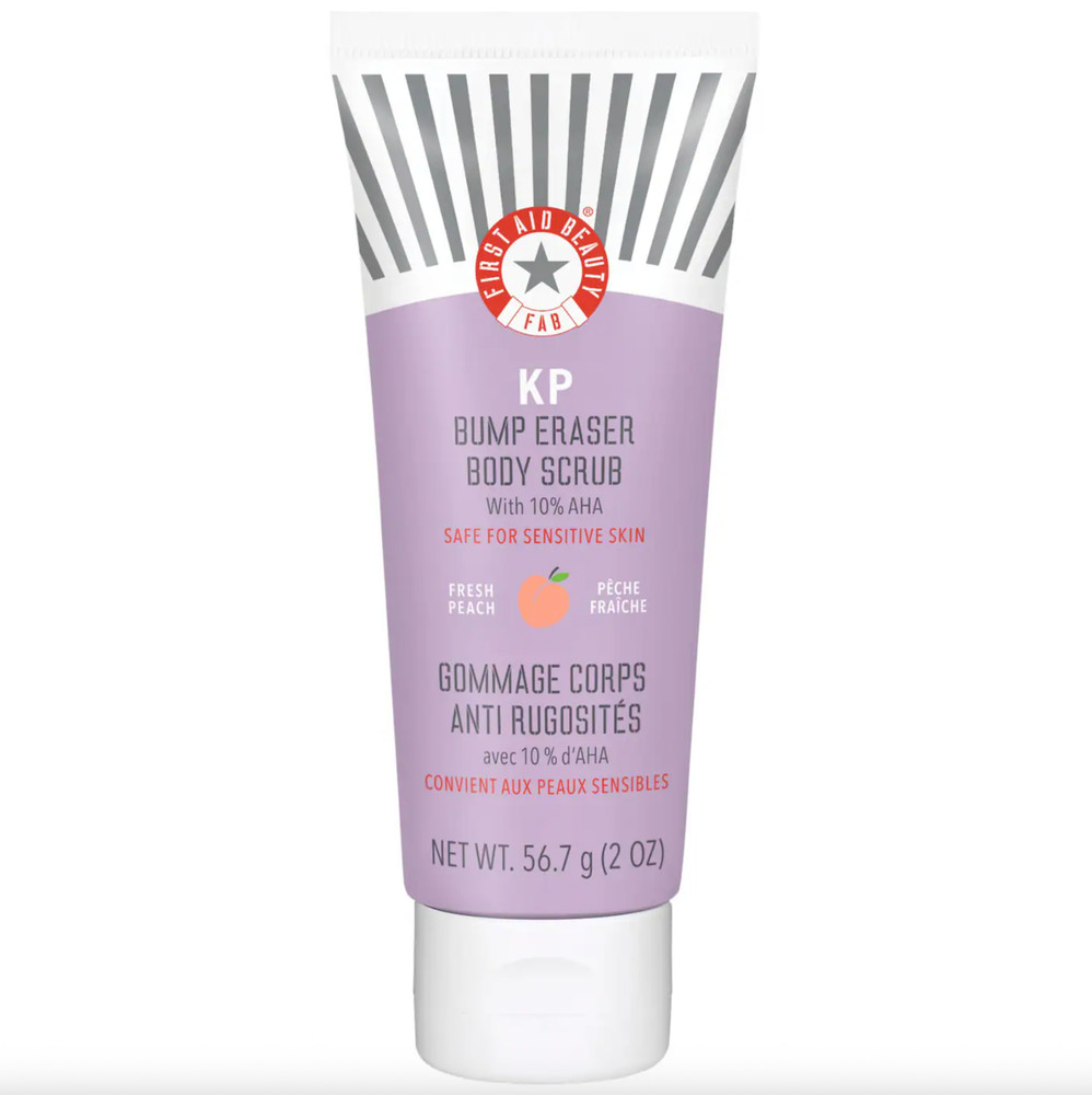 KP Bump Eraser Body Scrub – 10% AHA Exfoliator for Smooth, Soft Skin 10 Oz