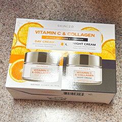 SKIN|2.0 Vitamin C & Collagen Day & Night Face Cream Duo 2 x 1.69 fl oz
