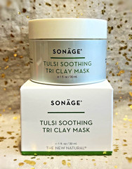 Sonage~Tulsi Soothing Tri Clay Mask~1 fl oz / 30ml~Full Size~NIB~Ships Free~