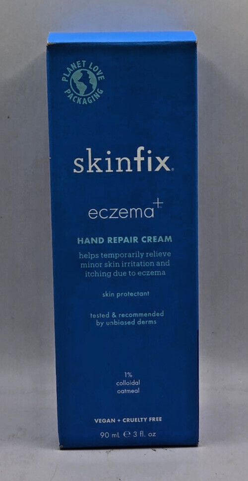 SKINFIX ECZEMA+ HAND REPAIR CREAM 3OZ Relieve Skin Irritation Vegan NEW IN BOX