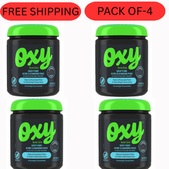 OXY Acne Medication Cleansing Face Pads Daily Defense 90 Count (Pack of 4)