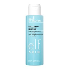 NEW SEALED QTY. 2 BOTTLES OF e.l.f. Holy Hydration Daily Cleanser 3.71 FL. OZ.