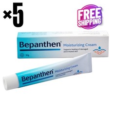 5x Bepanthen Moisturizing Cream For Healing Of Damaged And Irritated Skin 30g