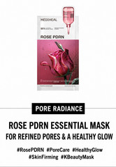 MEDIHEAL ROSE PDRN Essential Mask Sheet 10pcs HEALTHY GLOW K-Beauty
