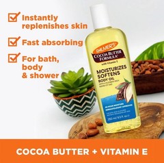 3 Pack Palmer&rsquo;s Cocoa Butter Body Oil, Vitamin E, 8.5 fl oz, Instant Glow Skin