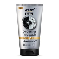 WOW Men Charcoal + Niacinamide Face Wash Oil Control No Sulphates 150ml
