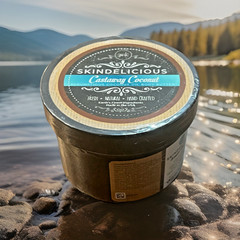 Perfectly Posh Skindelicious Castaway Coconut Body Butter Sealed 10oz rare