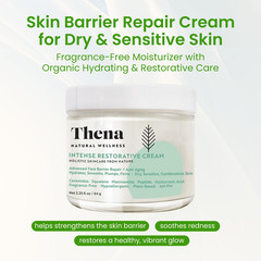 Hydrating Skin Barrier Repair Cream for Dry Sensitive Skin with Ceramides & Pept