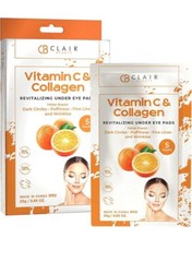 CB Clear Beauty Vitamin C & Collagen Revitalizing Under Eye Patches 5 Pairs NIB