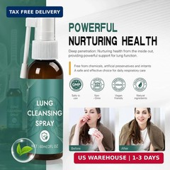 Herbal Lung Cleansing Spray Natural Lung Support & Detox Cleanse 50ml Free Ship