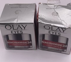 Set Of 2 New Olay Eyes Niacinamide 24 + Vitamin 15ml OPEN BOX