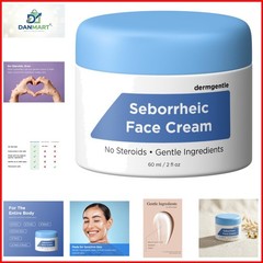 Seborrheic Dermatitis Face Cream for Sensitive Skin – Hydrates & Supports the…