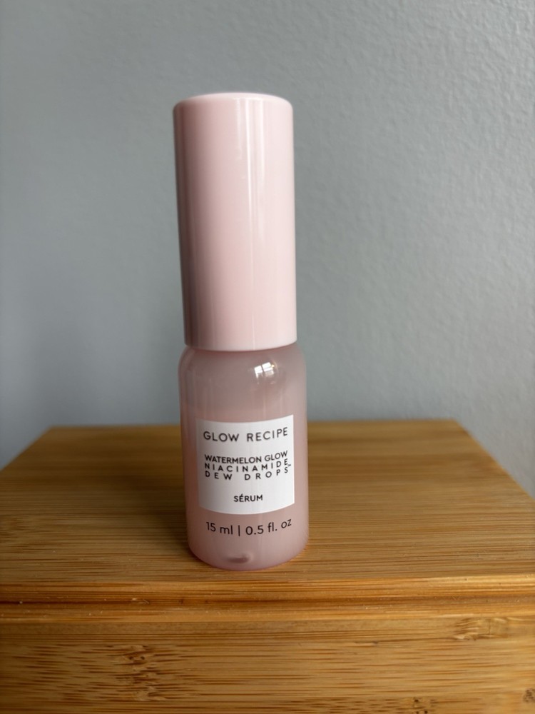 NEW Glow Recipe Watermelon Glow Niacinamide Dew Drops Serum 15ml Travel Sz NWOB
