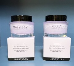 Mary Kay TWO (( 2 )) Oil-Free Hydrating Gel Normal to Oily Skin Moisturizer.NEW